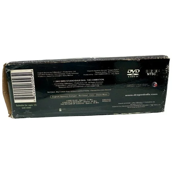 Dragon Ball Z: The Movie - Box Set 2 (DVD, 2002,‎ 3-Disc Set, Three Disc Set)